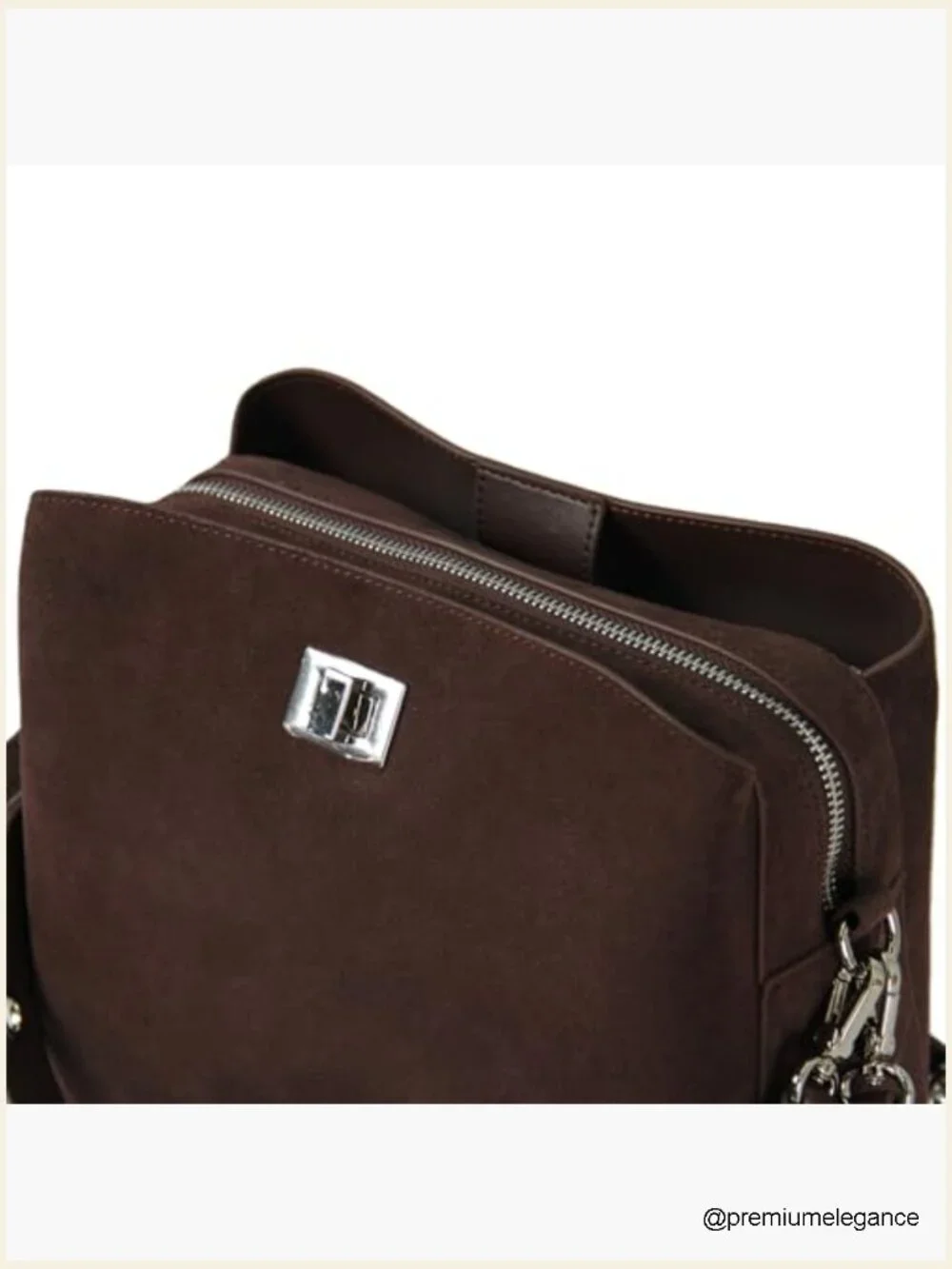Genuine Leather Suede Hobo Bag Slouchy Handbag Crossbody Shoulder Tote